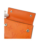 Portefeuille Louis Vuitton Discovery Compact Cuir - Orange