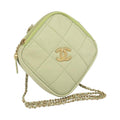 Bolso bandolera Chanel con cadena de diamantes de piel de cordero acolchada pequeño