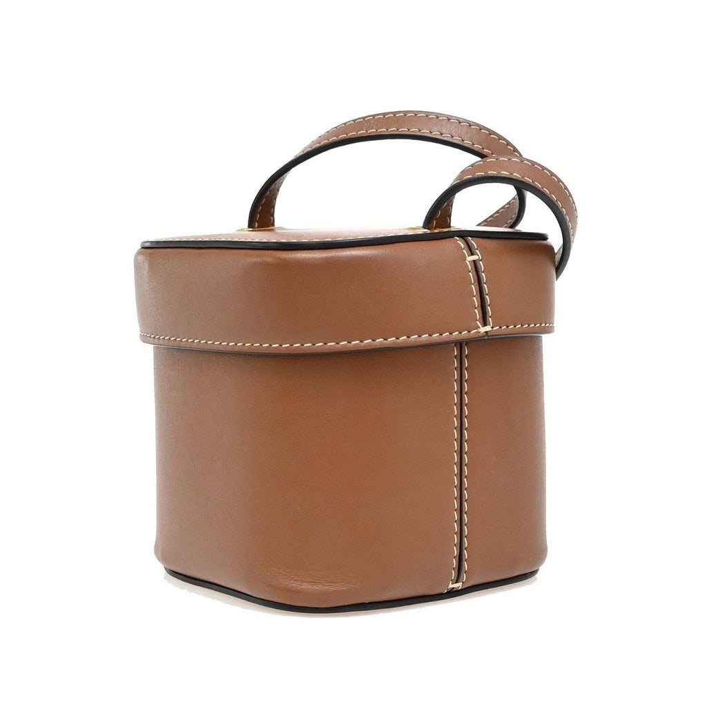 Sac À Main Celine Cuir Triomphe Box Small Cuir - Marron