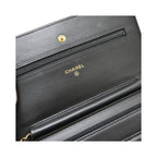 Chanel - Pochette Wallet On Chain 19 Cuir - Noir