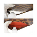 Sac Porté Épaule Louis Vuitton Portobello Messenger Toile - Marron