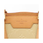 Sac Louis Vuitton Brea Handbag Mm Cuir Verni - Beige