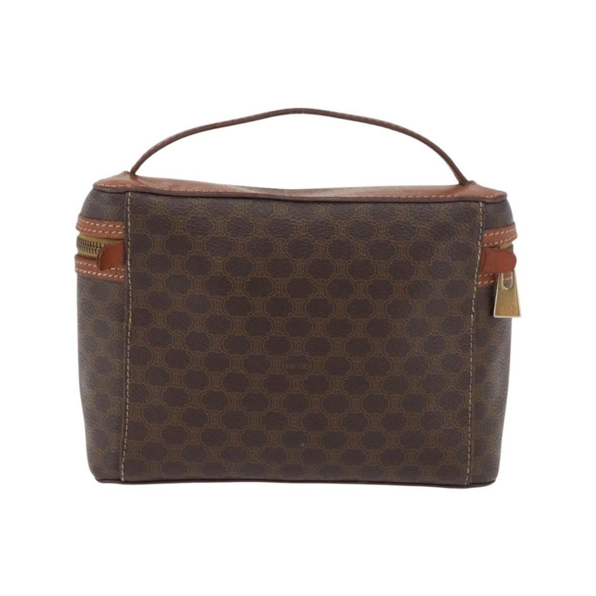 Pochette Celine Macadam Vanity Toile - Marron