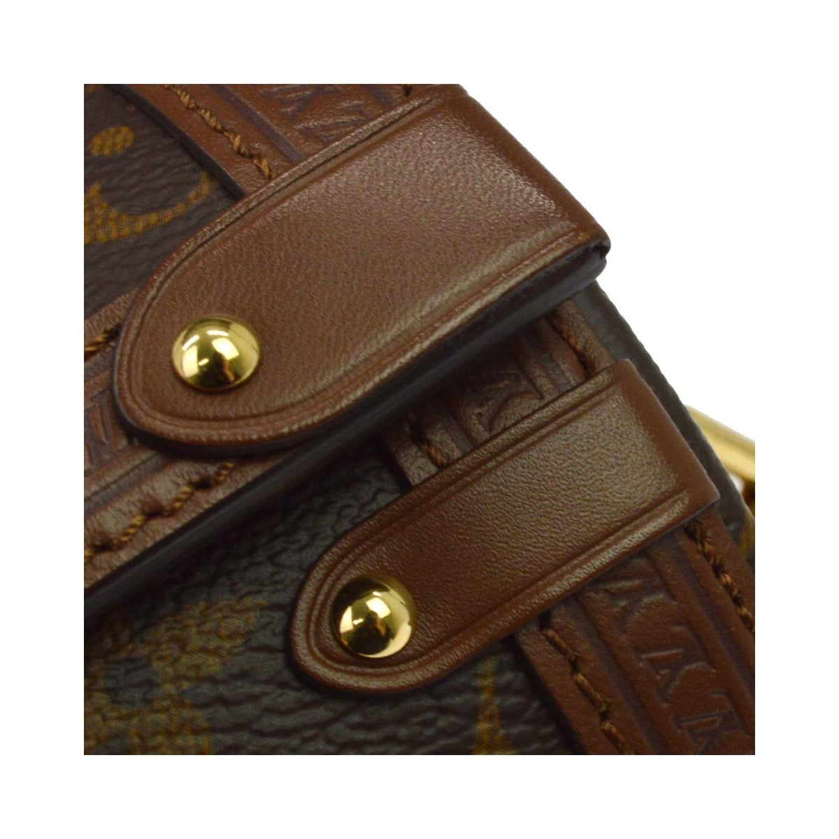Sac À Main Louis Vuitton Papillon Trunk Toile - Marron