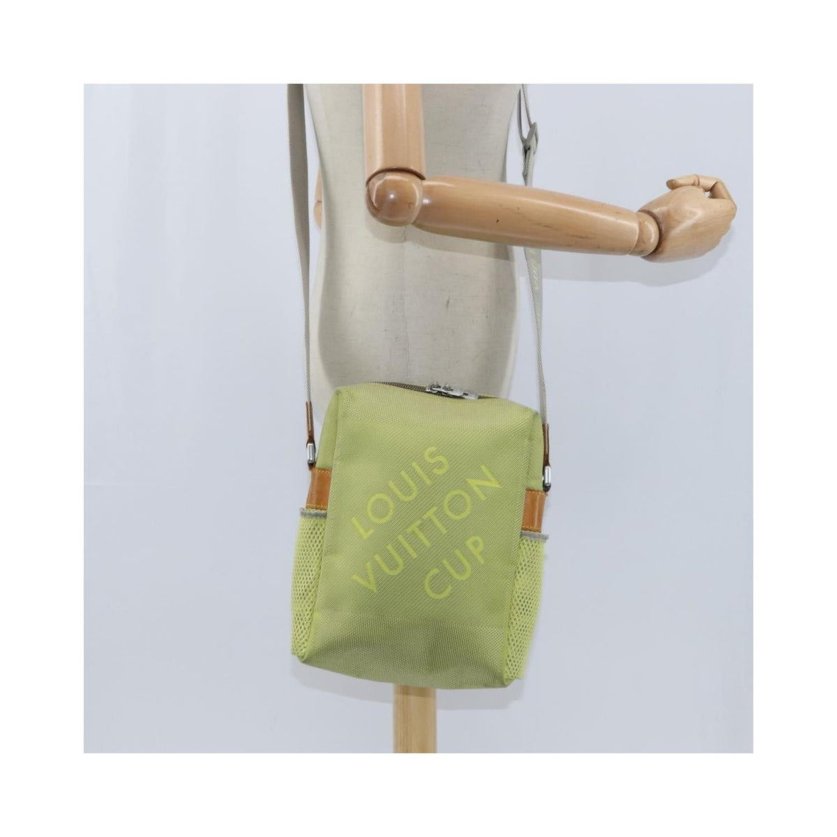 Sac Porté Épaule Louis Vuitton Cup Weathery Bag Toile - Jaune