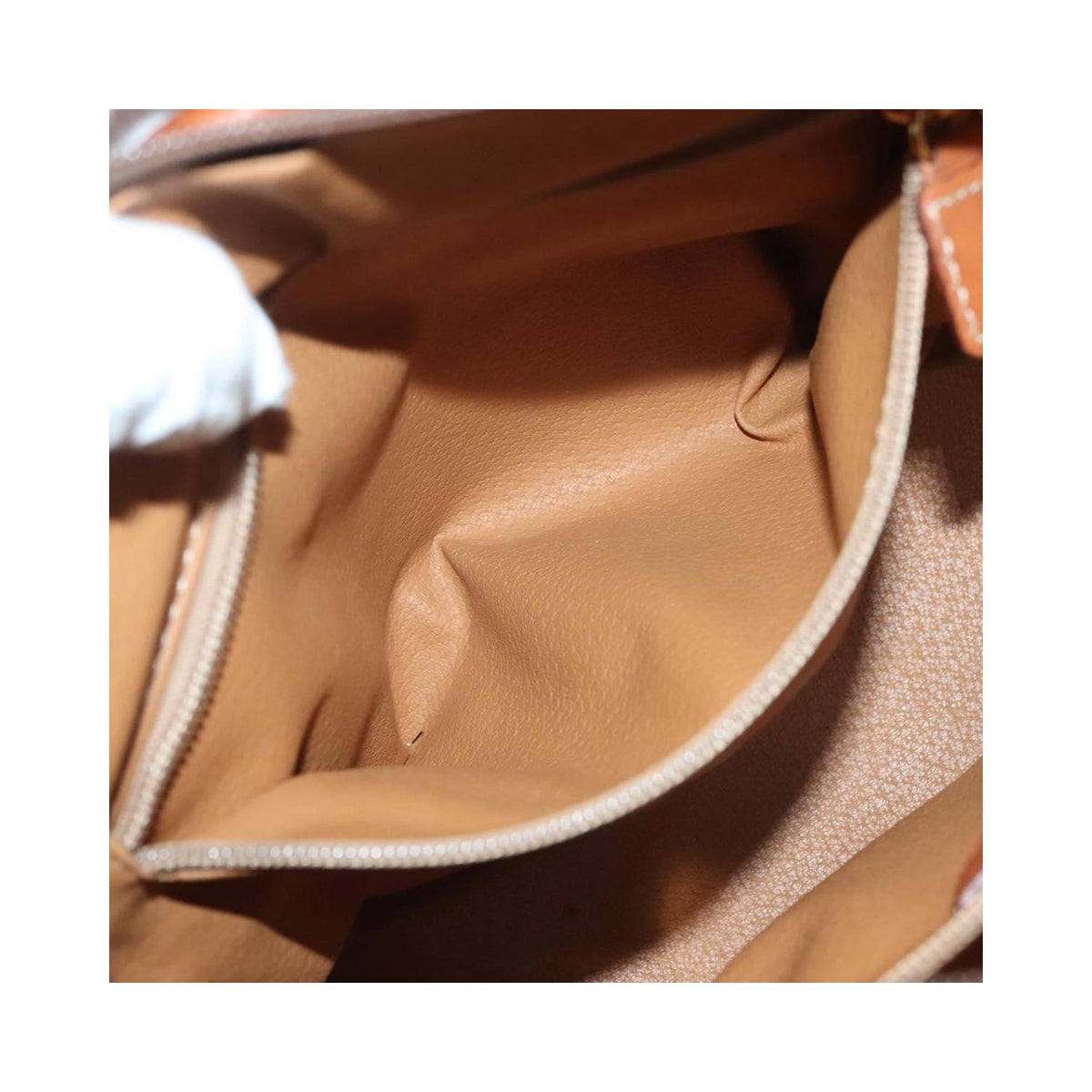 Sac À Main Celine Macadam Handbag Toile - Marron