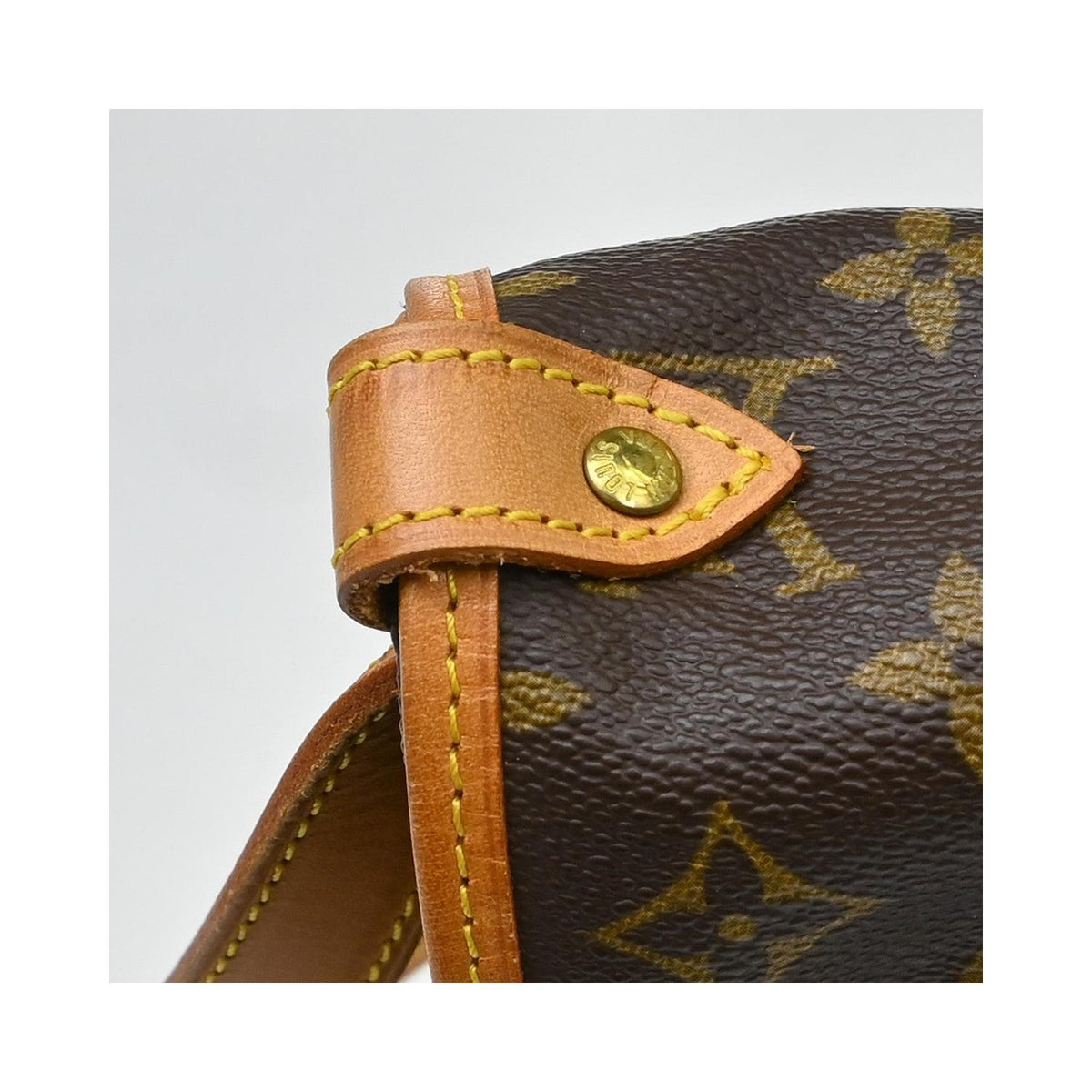 Sac À Main Louis Vuitton Saumur Bb Toile - Marron