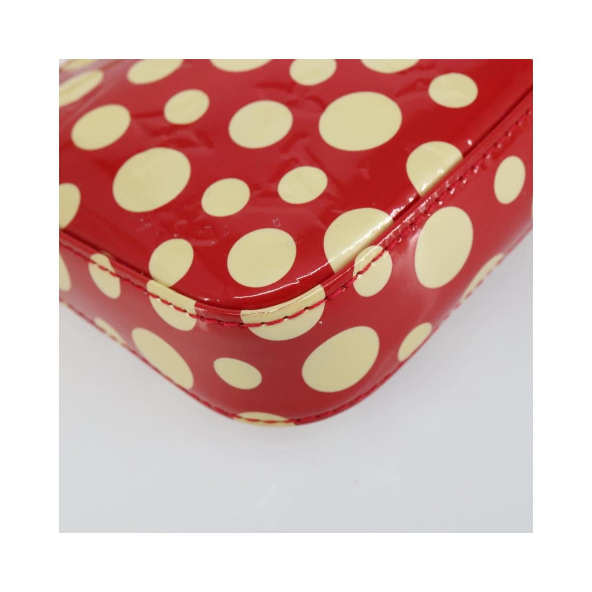 Pochette Louis Vuitton Pochette Accessoires Cuir Verni - Rouge