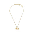 Collier Christian Dior Cd Round Pendant Gold_Plated - Or