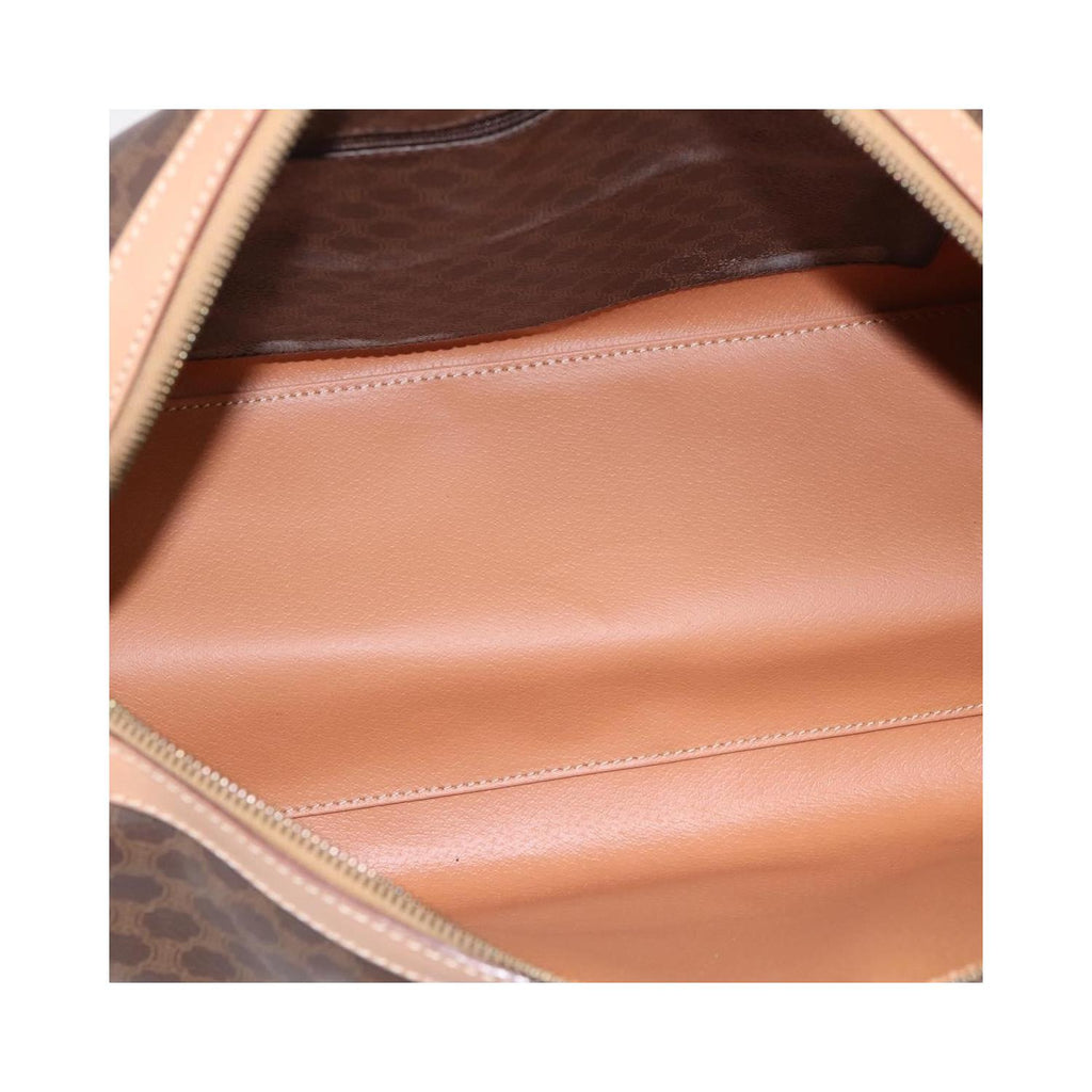 Sac À Main Celine Vintage Macadam Boston Pvc - Marron