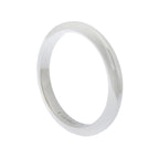 Bague Cartier 1895 Wedding Band 2Mm Platinum - Argent
