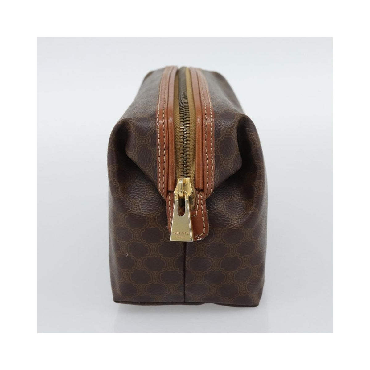 Pochette Celine C Macadam Toile - Marron