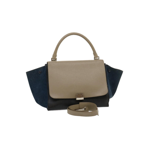 Celine Bolso Trapecio Bicolor Piel Grande