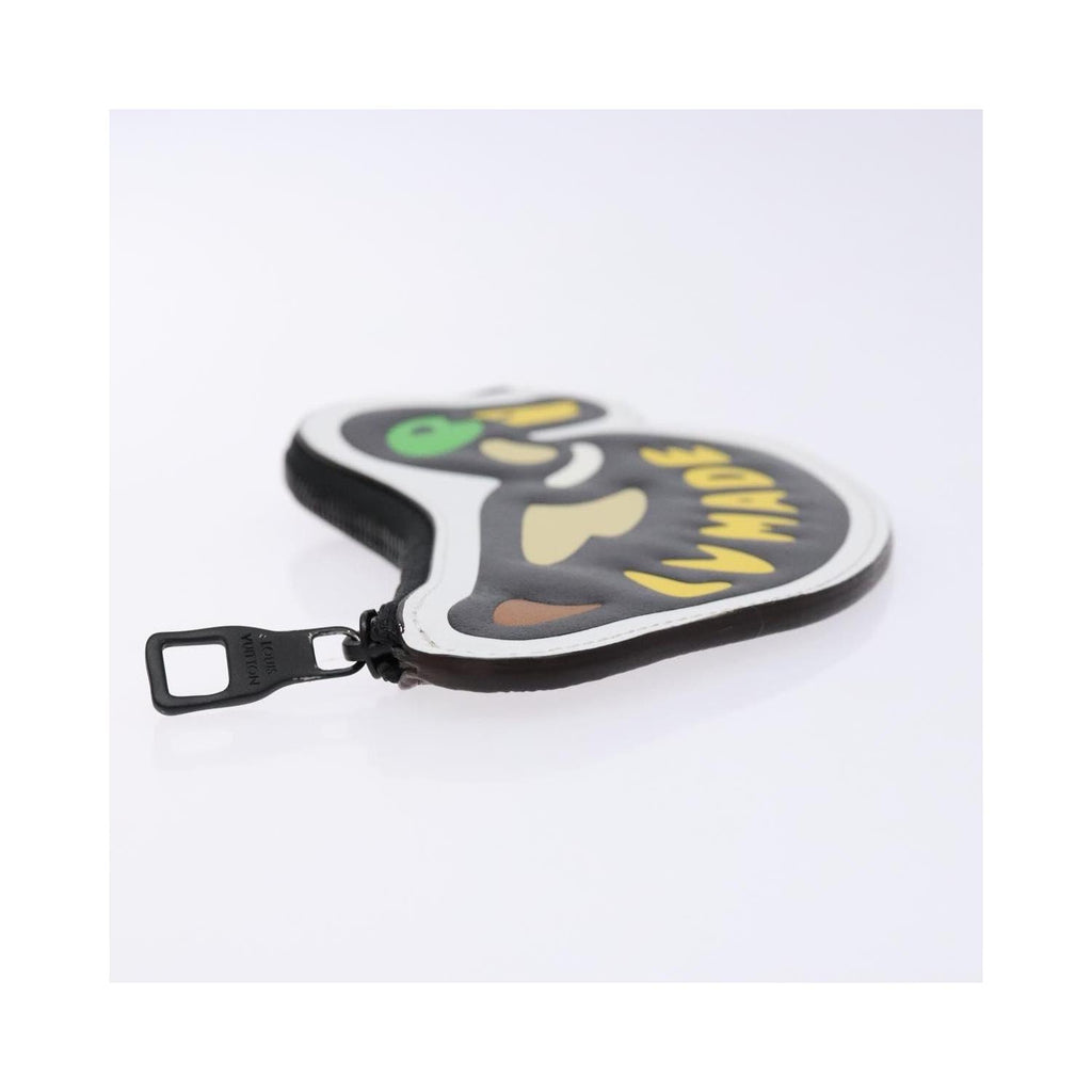 Porte-Cartes Louis Vuitton Nigo Duck Coin Holder Toile - Noir
