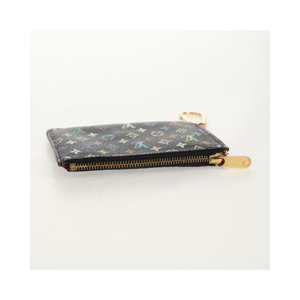 Louis Vuitton - Portamonete Pochette Clés NM in tela - Nero