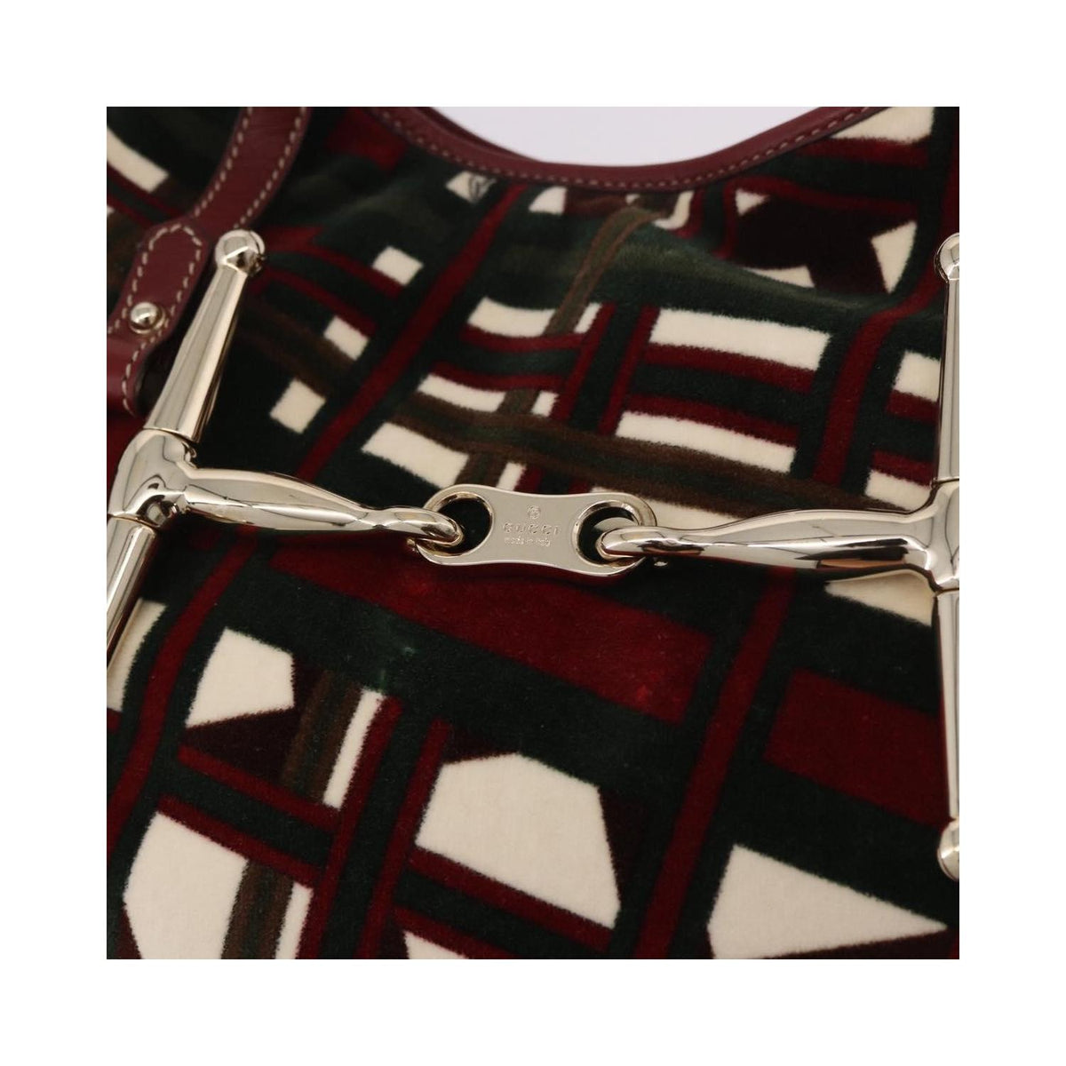 Sac Porté Épaule Gucci Vintage Jackie Shoulder Toile - Vert