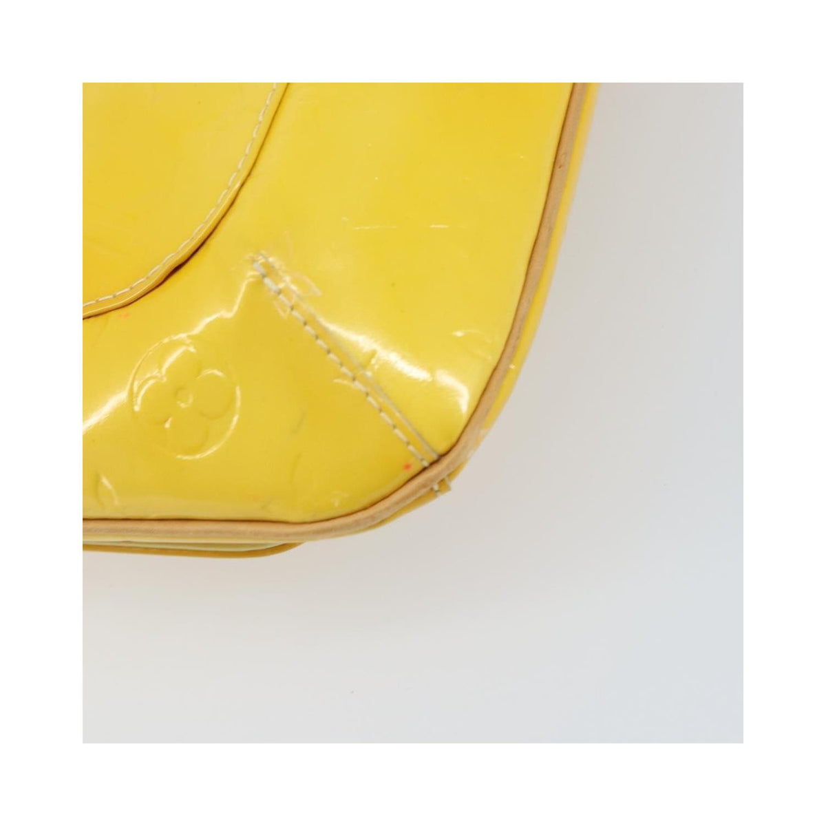Sac Porté Épaule Louis Vuitton Thompson Street Handbag Medium Cuir Verni - Jaune