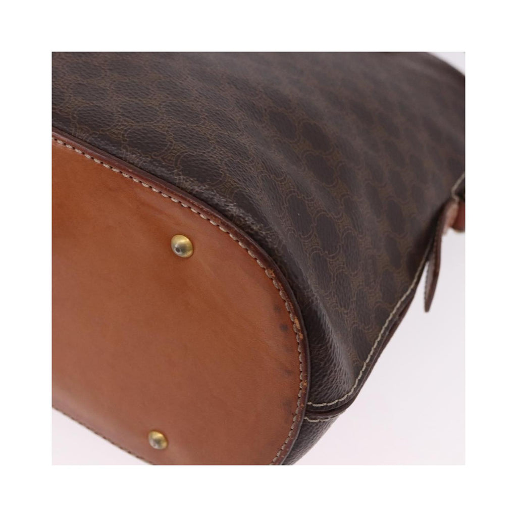 Sac À Main Celine Macadam Small Pvc - Marron
