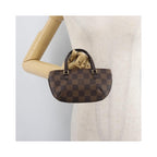 Pochette Louis Vuitton Manosque Pochette Gm Toile - Marron