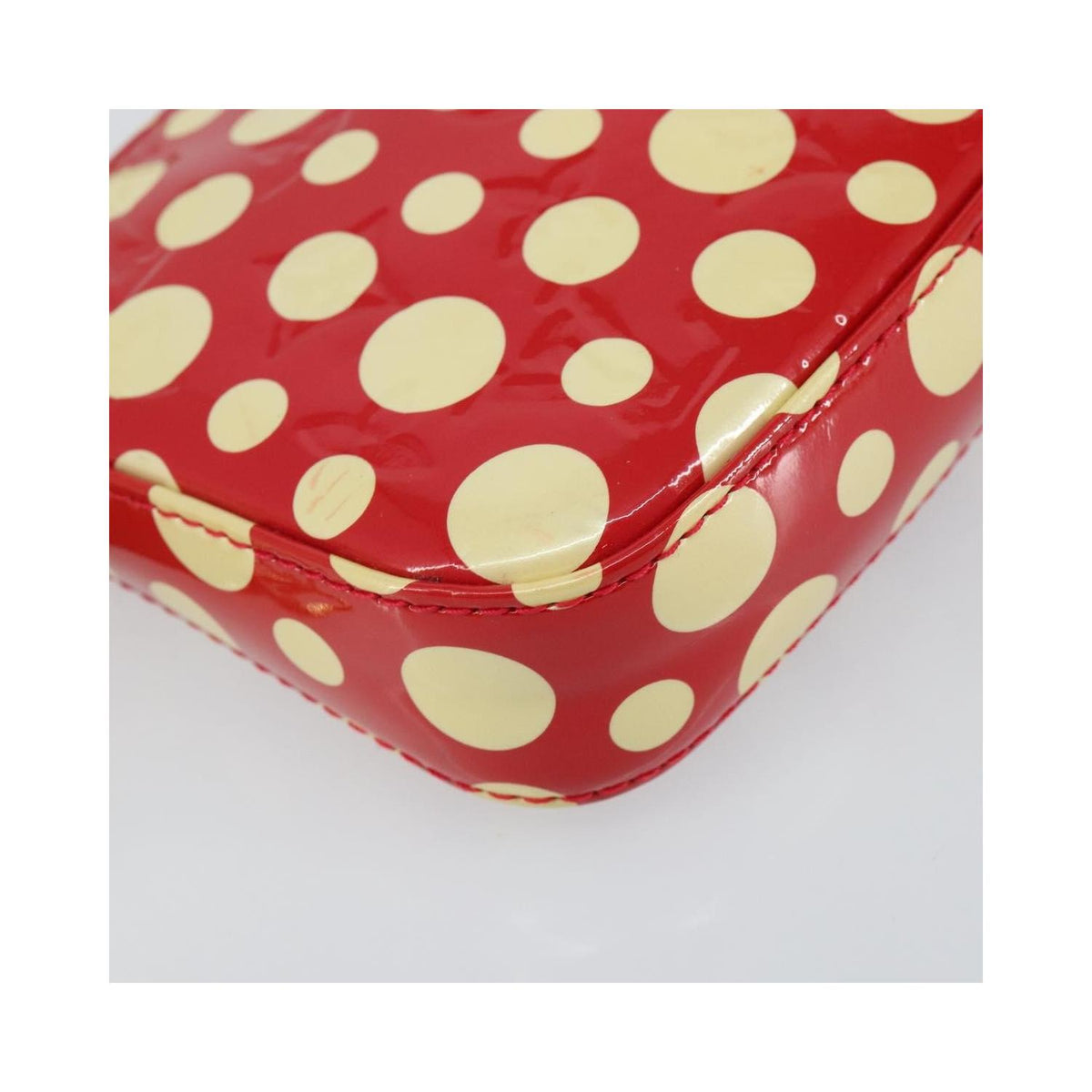 Pochette Louis Vuitton Pochette Accessoires Cuir Verni - Rouge