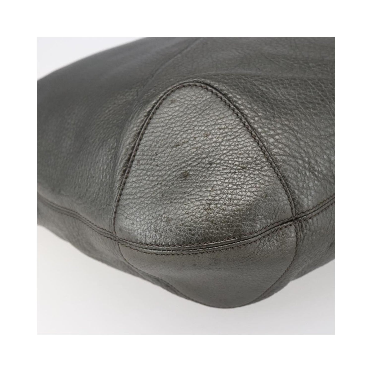 Sac Porté Épaule Gucci Soho Chain Hobo Medium Cuir - Argent