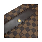 Borsa a spalla Louis Vuitton Aubagne in tela - Marrone