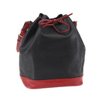 Louis Vuitton - Large Two-Tone Noé Leather Handbag - Black