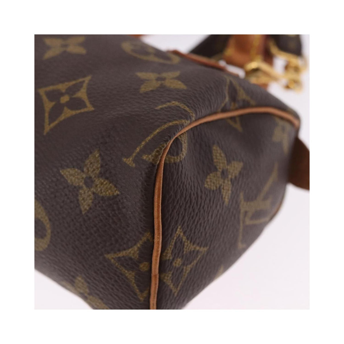 Louis Vuitton Speedy Mini HL Canvas Handbag - Brown