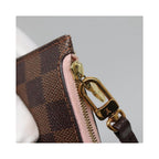 Bolso Louis Vuitton Neverfull Pochette MM de lona - marrón