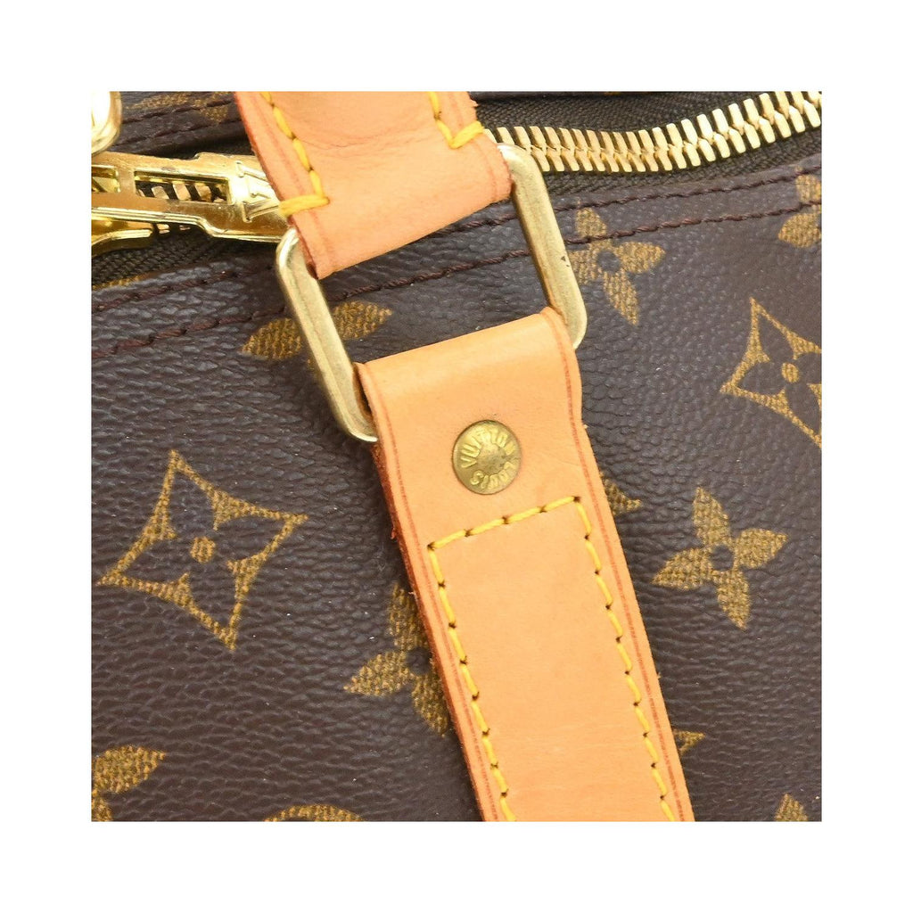 Sac De Voyage Louis Vuitton Keepall Bandouliere 60 Toile - Marron