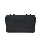 Sac Porté Épaule Chanel Travel Line Flap Medium Nylon - Noir