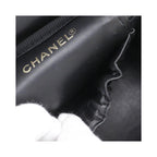 Sac À Main Chanel Vintage Timeless Cosmetic Case Tall Cuir - Noir