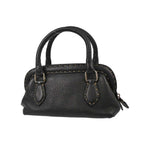Fendi - Sac À Main Selleria Frame Doctor Mini Cuir - Noir