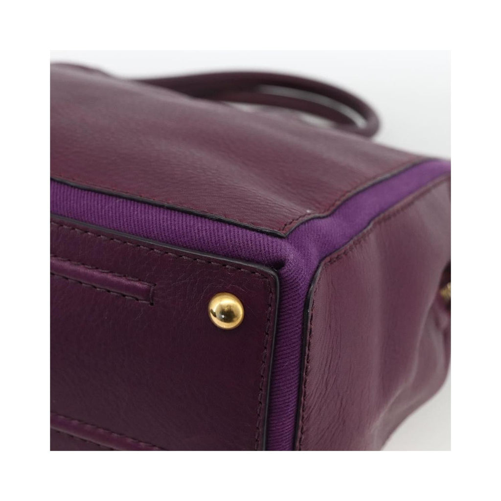 Cabas Saint Laurent Bicolor Muse Two Cabas Cuir - Violet