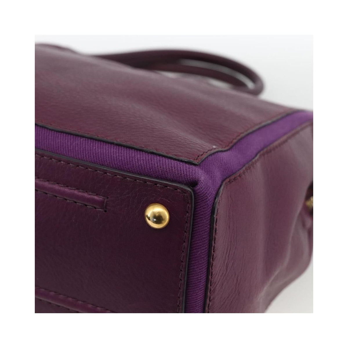 Cabas Saint Laurent Bicolor Muse Two Cabas Cuir - Violet
