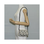 Sac Porté Épaule Chanel Floral Cc Flap Bag Cuir - Blanc