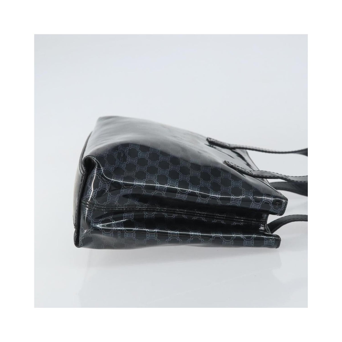 Cabas Celine Vintage Macadam Shopper Tote Plastic - Noir