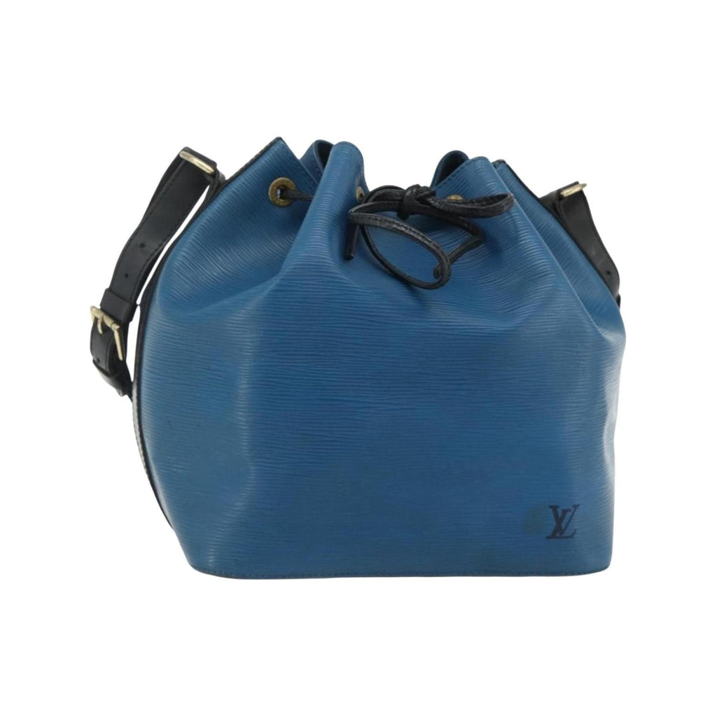 Sac Porté Épaule Louis Vuitton Bicolor Petit Noe Cuir - Bleu
