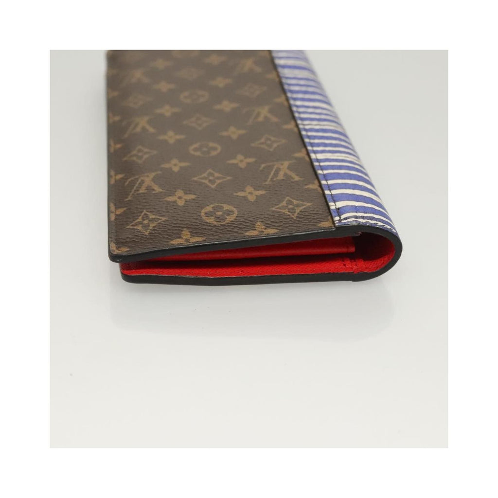 Portefeuille Louis Vuitton Porte Feuille Brother Toile - Bleu