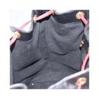 Sac Porté Épaule Louis Vuitton Bicolor Noe Large Cuir - Noir