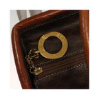 Sac À Main Celine Macadam Handbag Toile - Marron