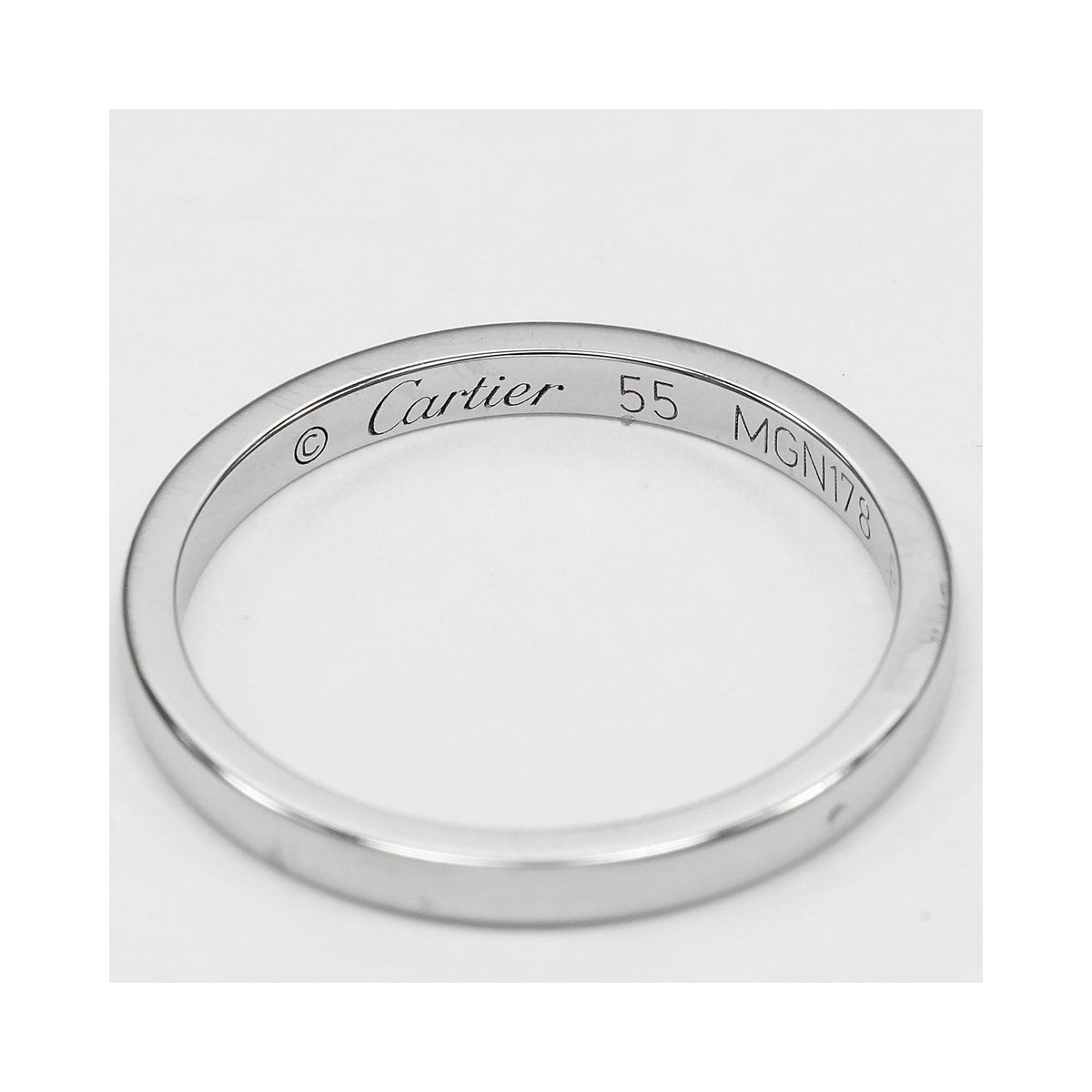 Bague Cartier Ballerine Wedding Band Platinum - Argent