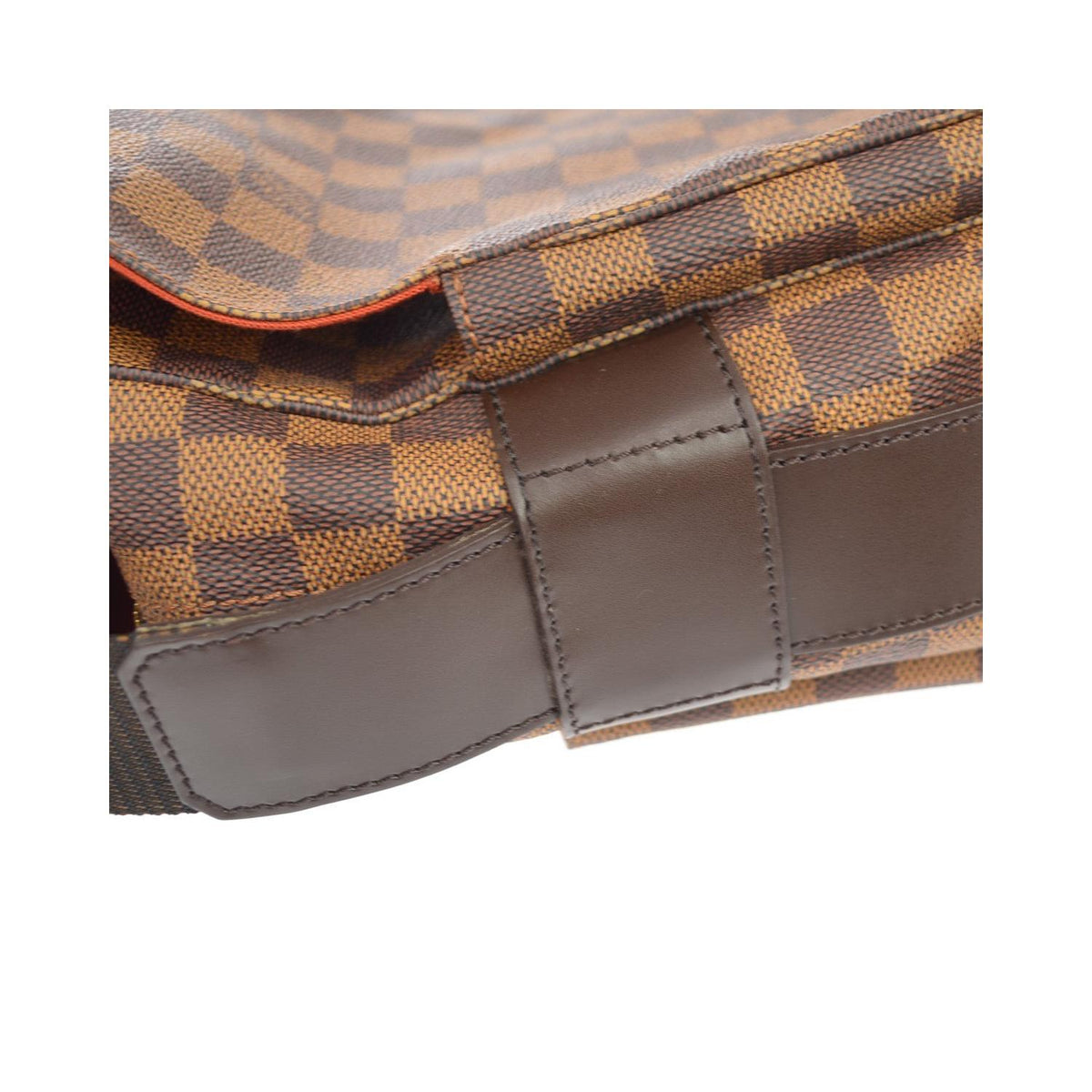 Sac Porté Épaule Louis Vuitton Naviglio Toile - Marron