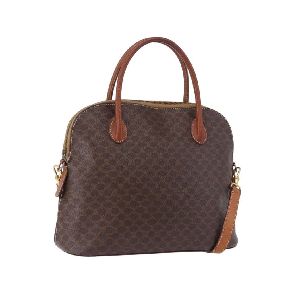 Sac À Main Celine Macadam Small Pvc - Marron
