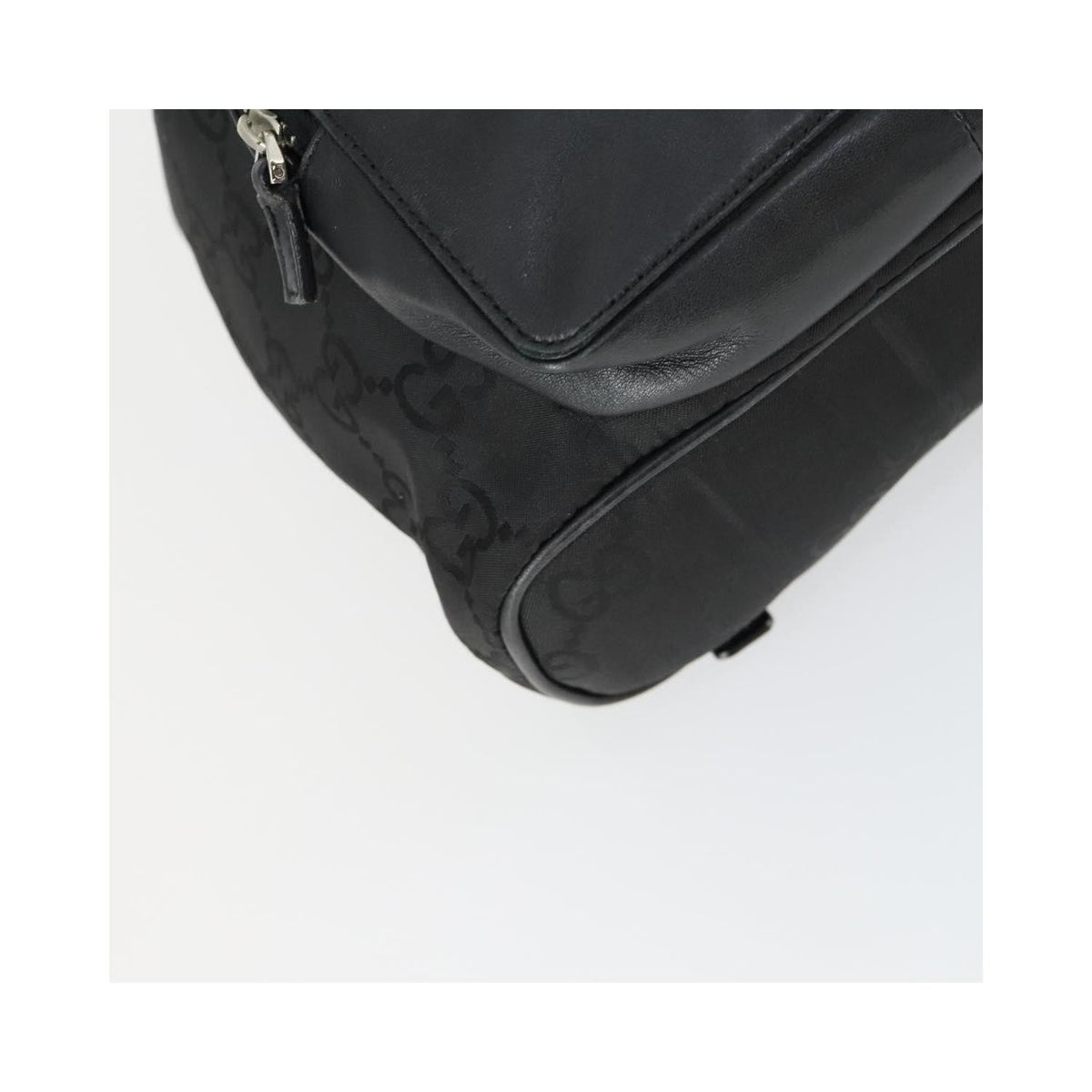 Sac À Dos Gucci Vintage Jackie Backpack Medium Toile - Noir