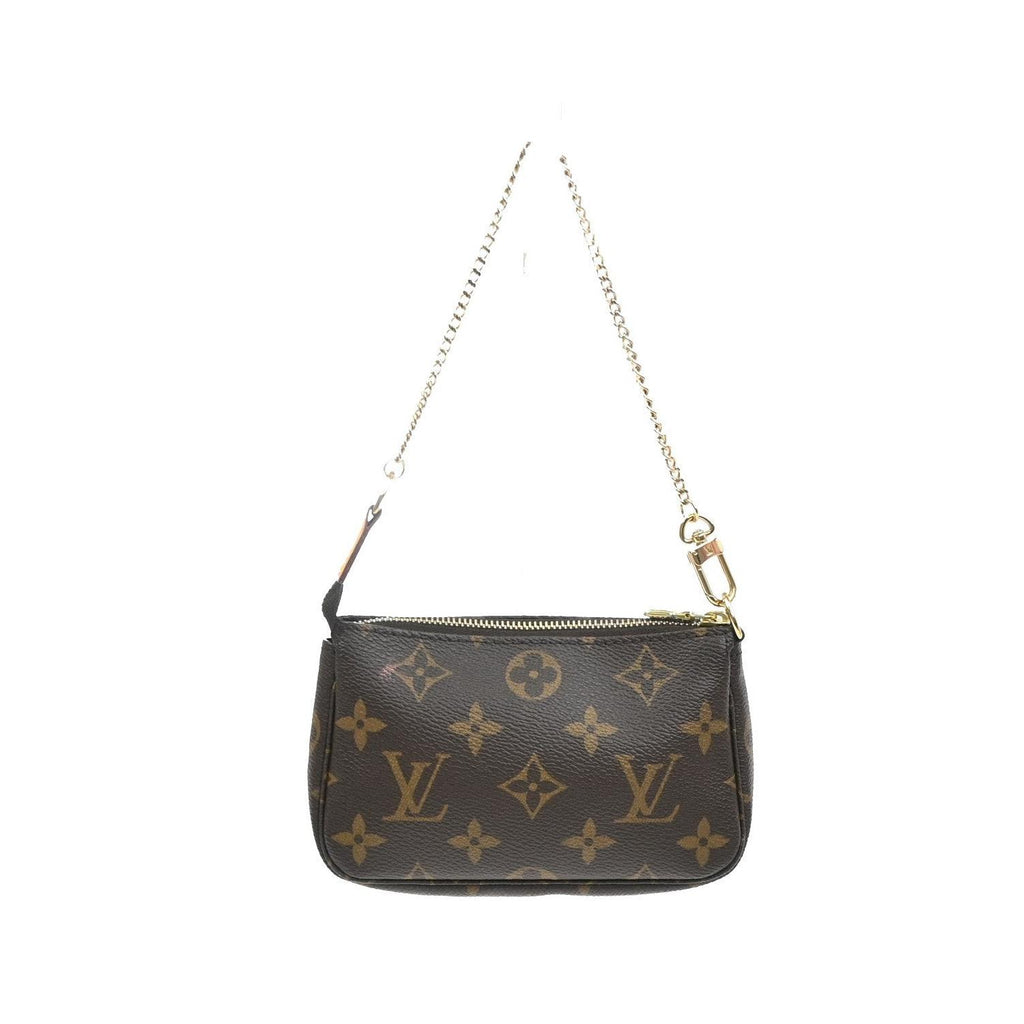 Pochette Louis Vuitton Mini Pochette Accessoires Mini Cuir - Marron