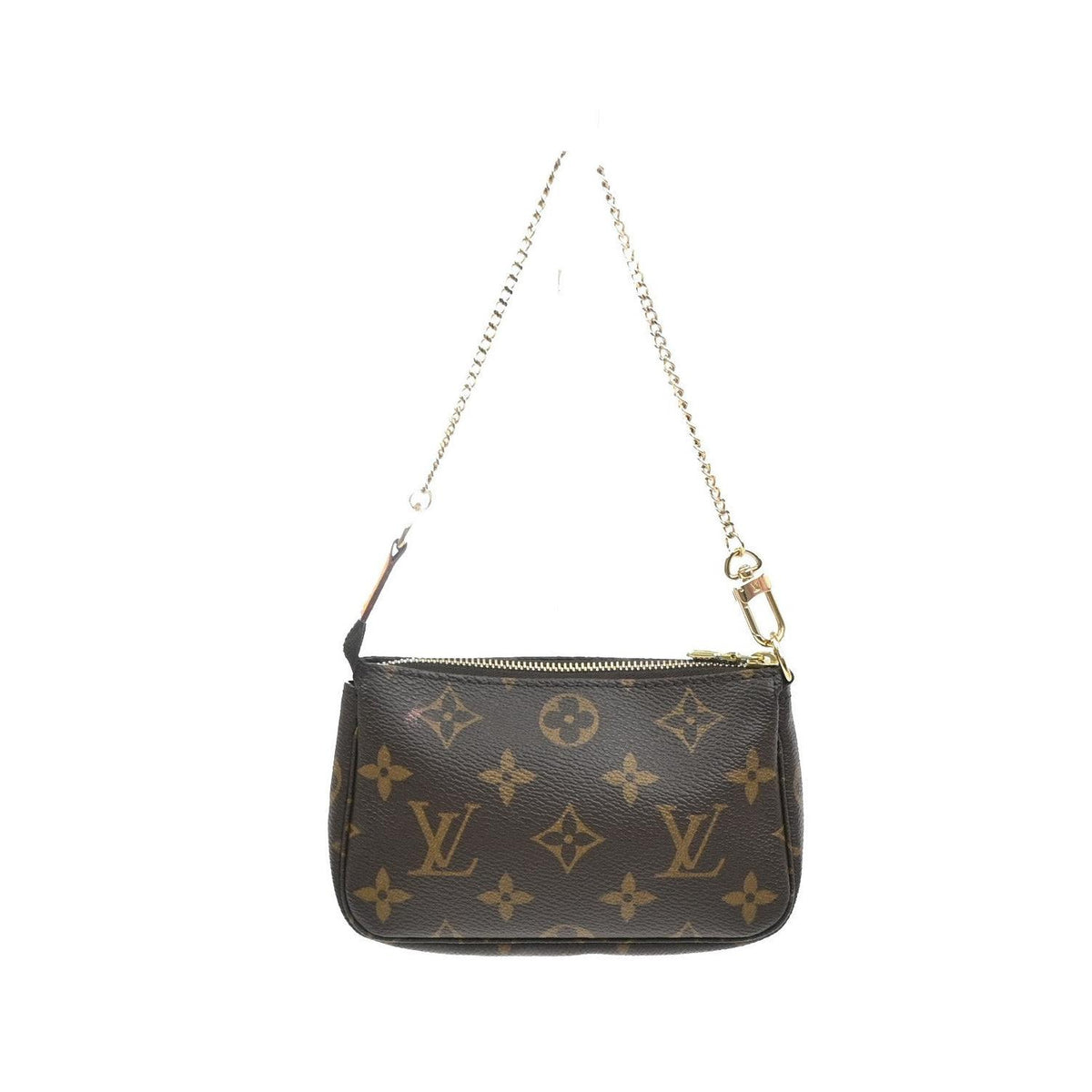 Pochette Louis Vuitton Mini Pochette Accessoires Mini Cuir - Marron