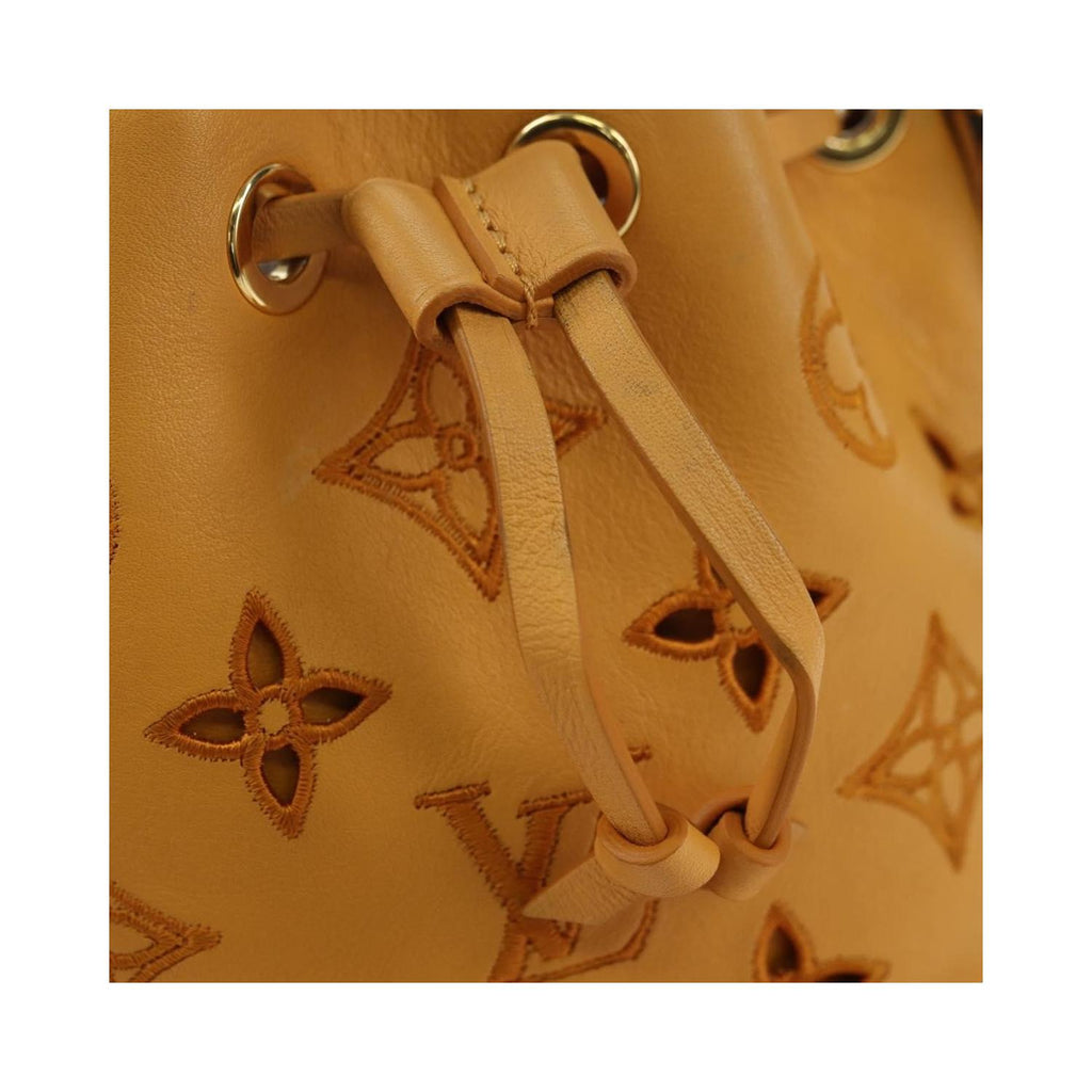 Sac Porté Épaule Louis Vuitton Noe Nm Nano Cuir - Jaune