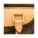 Sac À Main Louis Vuitton Deauville Mini Toile - Marron