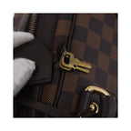 Sac À Main Louis Vuitton Duomo Boston Toile - Marron